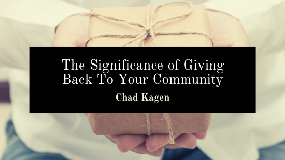 Chad Kagen Giving Back To Community